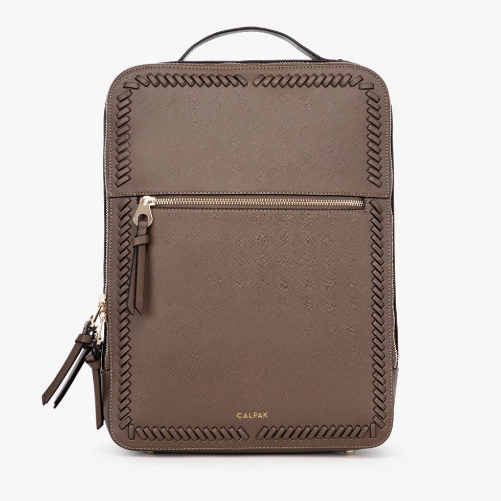 Calpak Kaya 15 Inch Laptop Backpack In Mocha